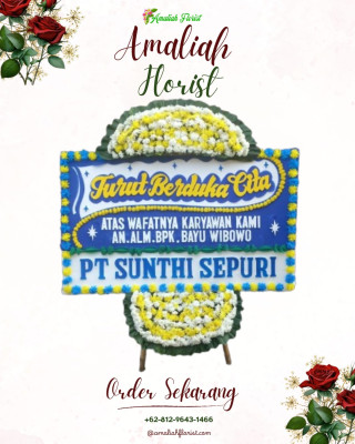 Papan Bunga Duka di Rejomulyo