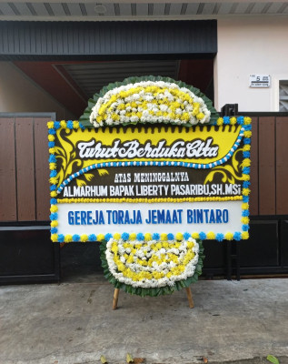 Papan Bunga Duka di Rejomulyo