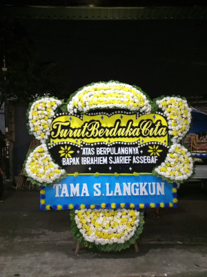 Papan Bunga Duka di Rejomulyo
