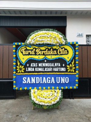 Papan Bunga Duka di Rejomulyo